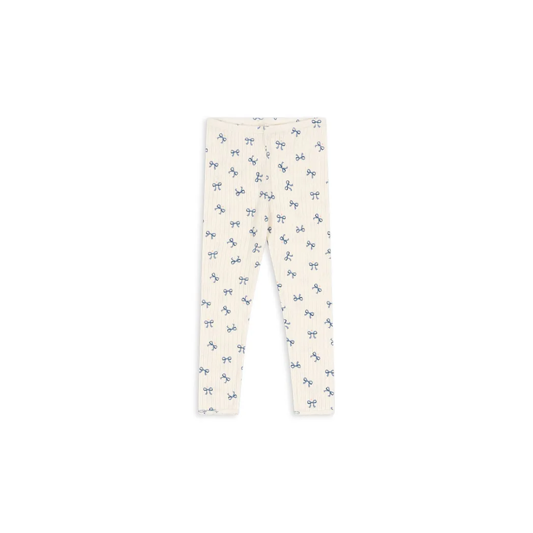 Organic Pants Minnie Bow Bleu