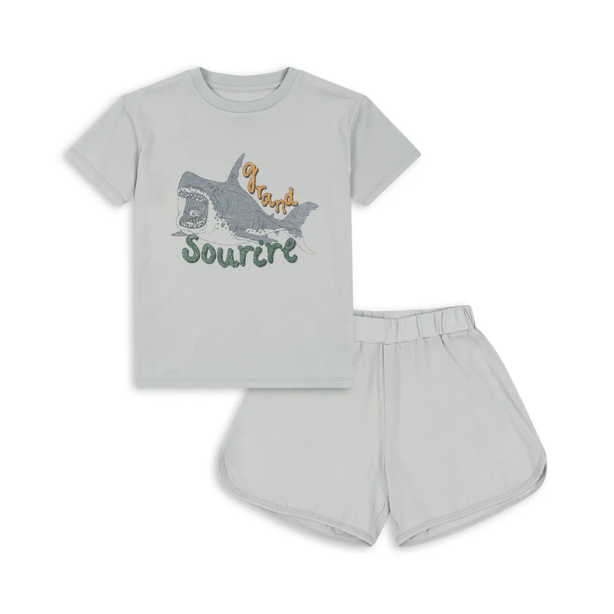 Konges Sløjd GOTS Shirt & Shorts Set "Shark”