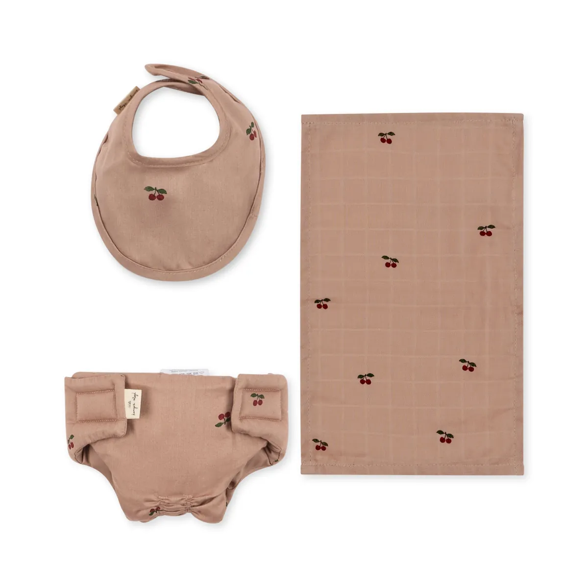 Konges Sløjd Puppen Pflege-Set "Doll Nursery Set Cherry Blush"