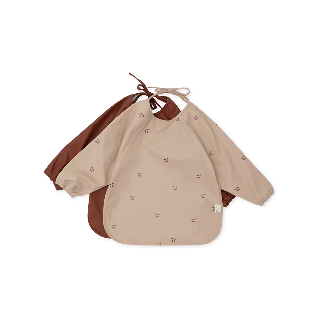 Lätzchen Set Dinner Bib Cherry 2-Pack
