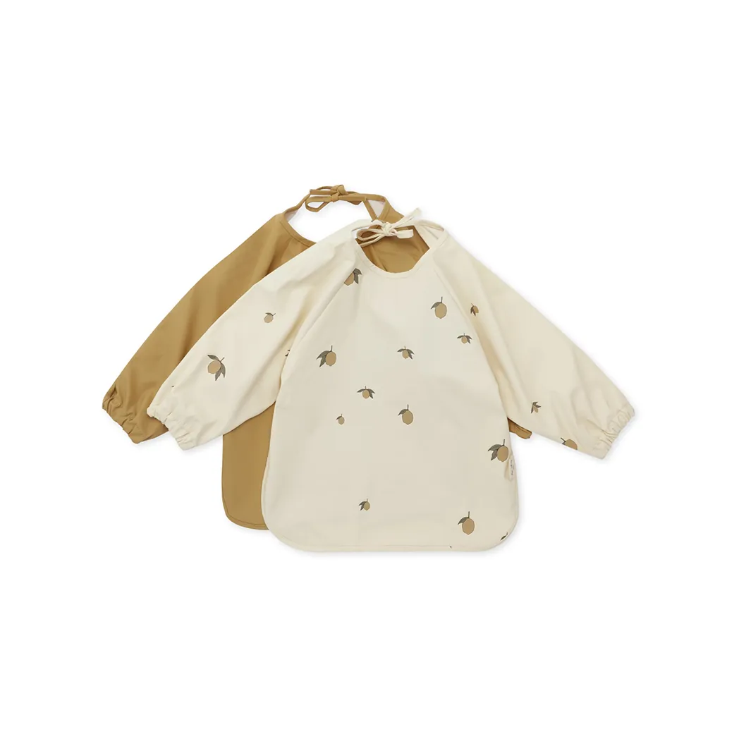 Lätzchen Set Dinner Bib Lemon 2-Pack
