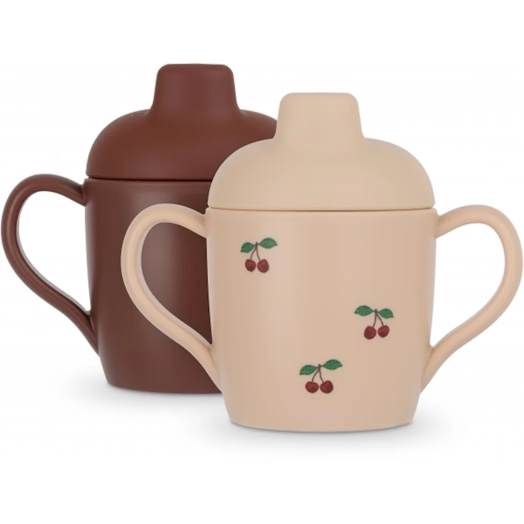 Schnabelbecher 2er Pack Cherry