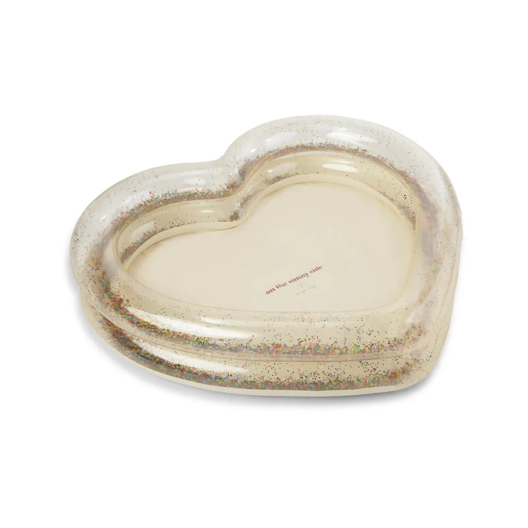 Herz Pool Transparent Cream