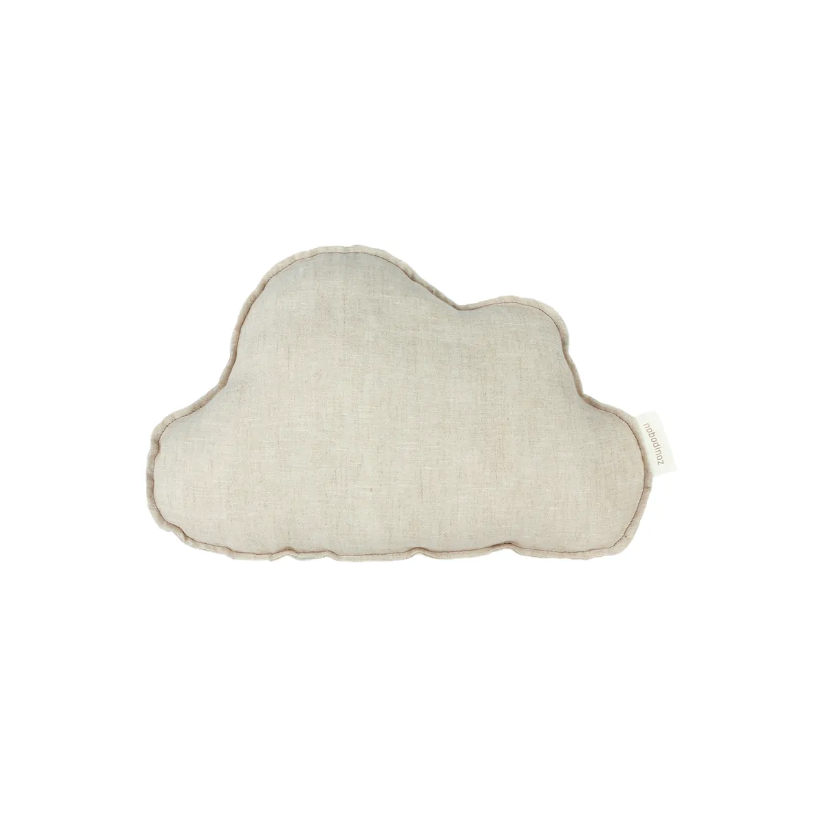 Nobodinoz Leinen Kissen " Cloud" Greige