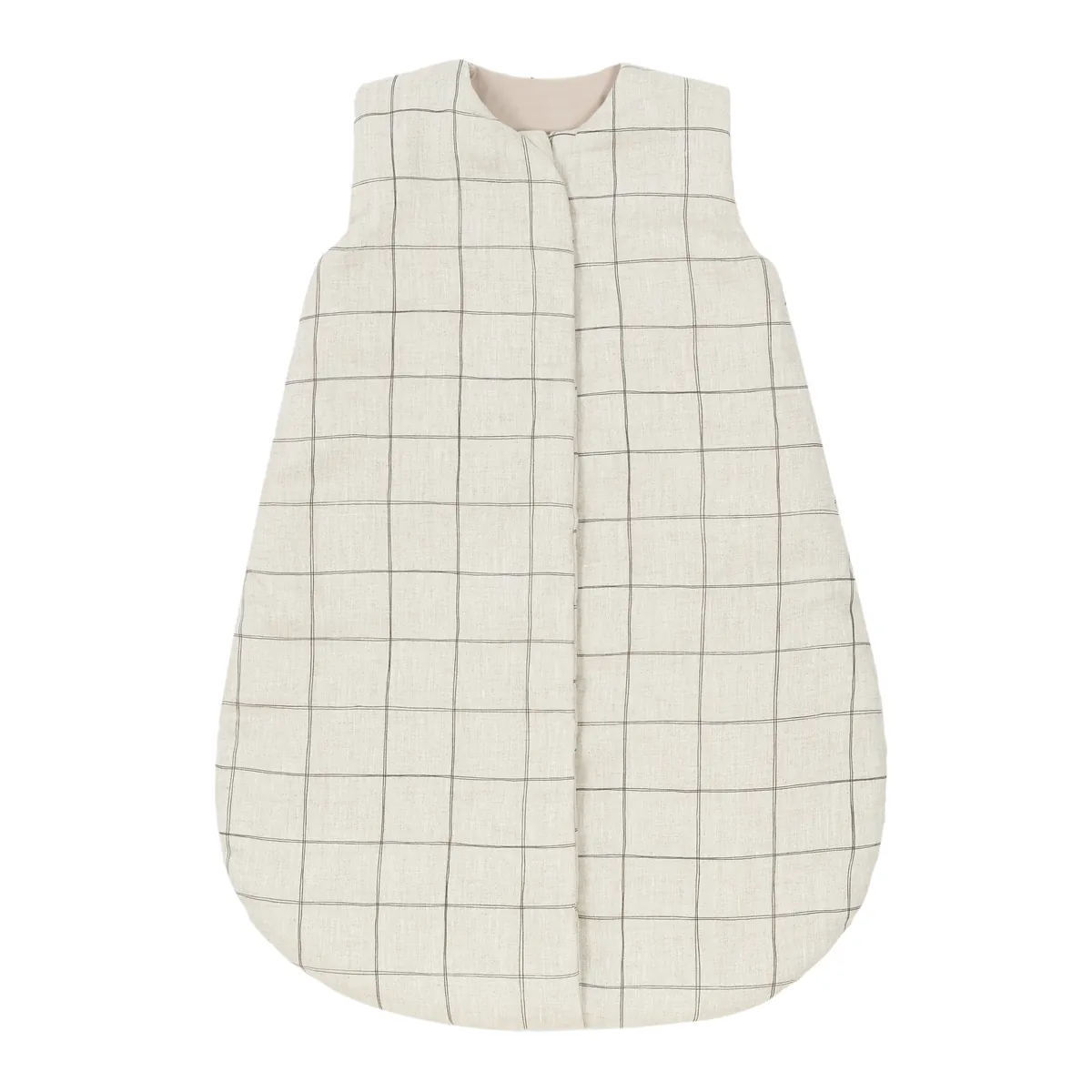 Nobodinoz Schlafsack "Lin Français" Charcoal Grid 0-6 Monate