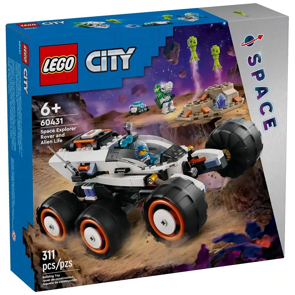 Weltraum-Rover mit Außerirdischen