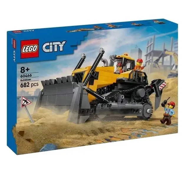 Gelber Bulldozer