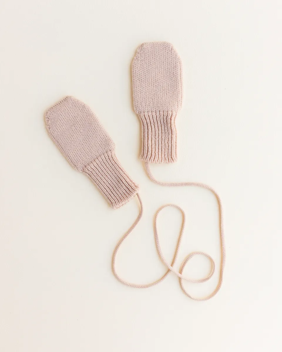 Hvid Baby Handschuhe "Fiza" Apricot