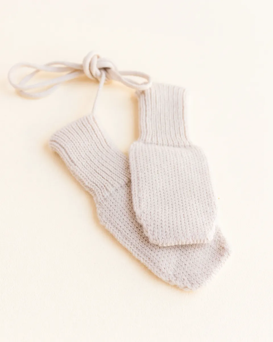 Hvid Baby Handschuhe "Fiza" Cream