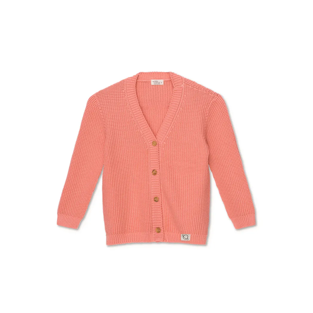 Strick Cardigan Greer Coral