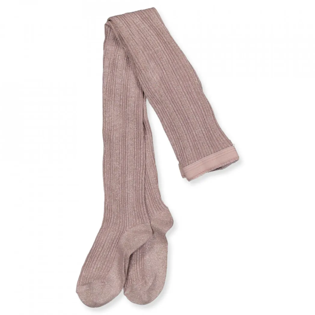 Glitzer Strumpfhose Celosia Mauve Shadows