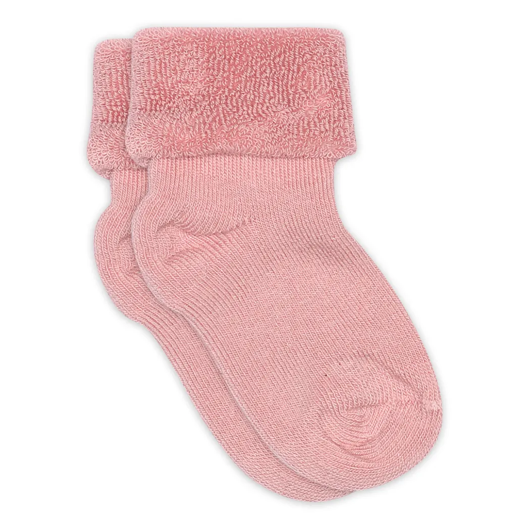 Baby Socken Baumwolle Silver Pink