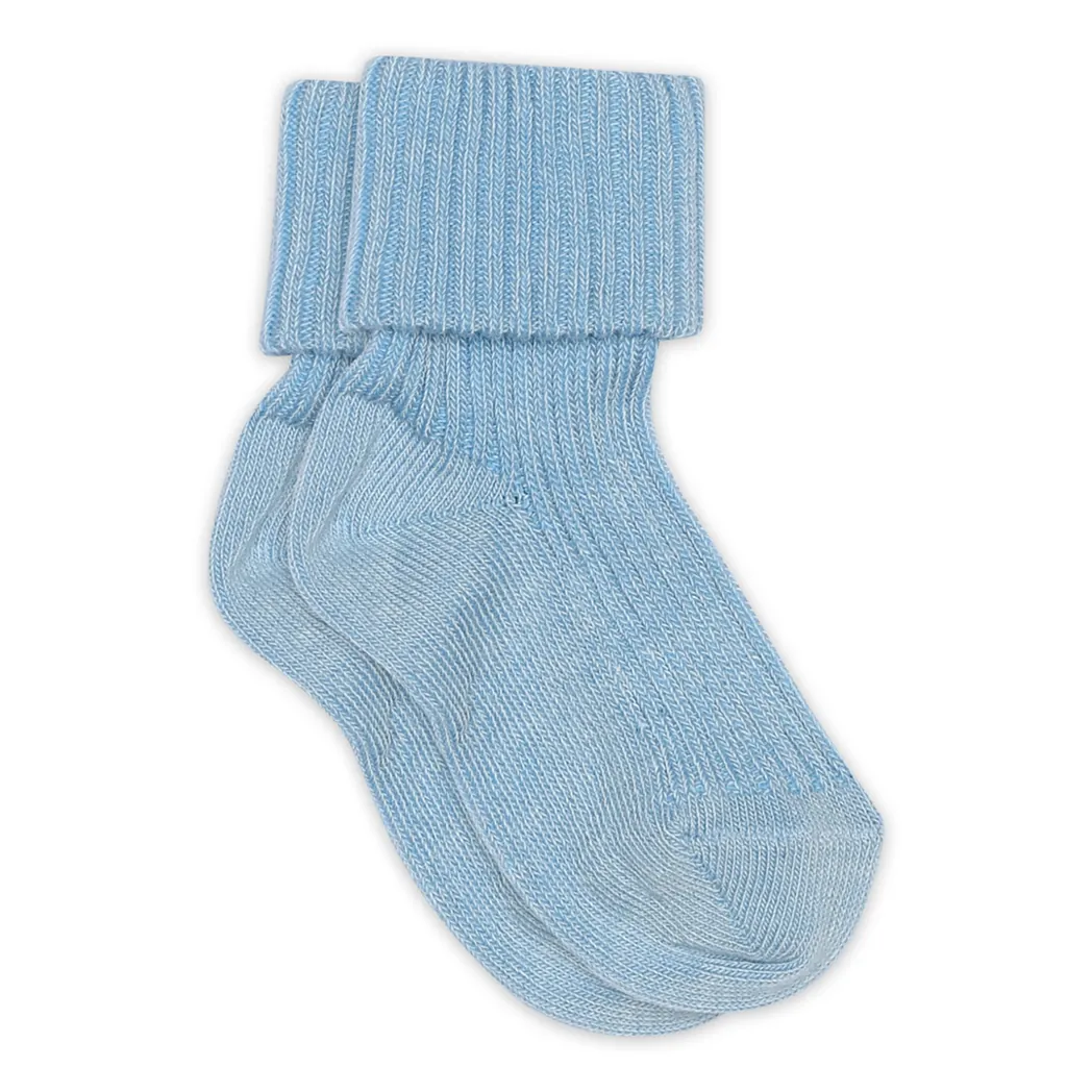 Gerippte Baby Socken Blue Bell
