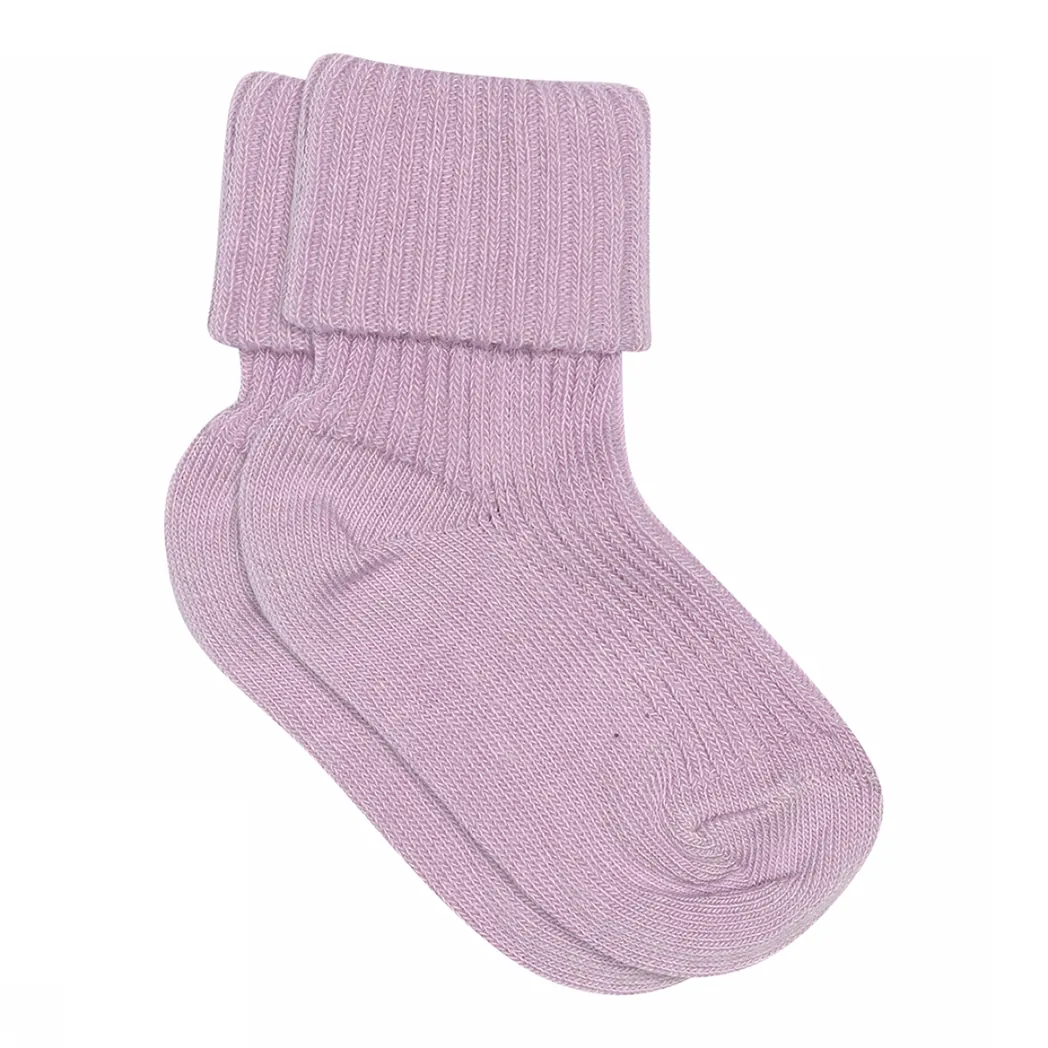 Gerippte Baby Socken Lupine