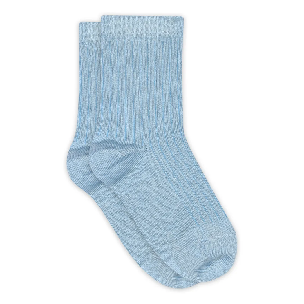 Gerippte Baumwollsocken Blue Bell
