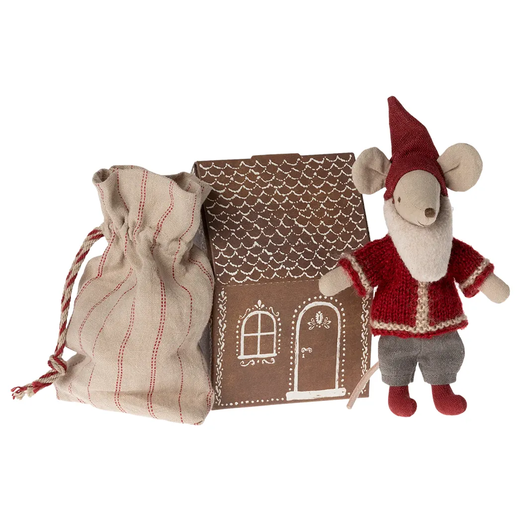 Weihnachtsmann Maus in Box, Grosser Bruder