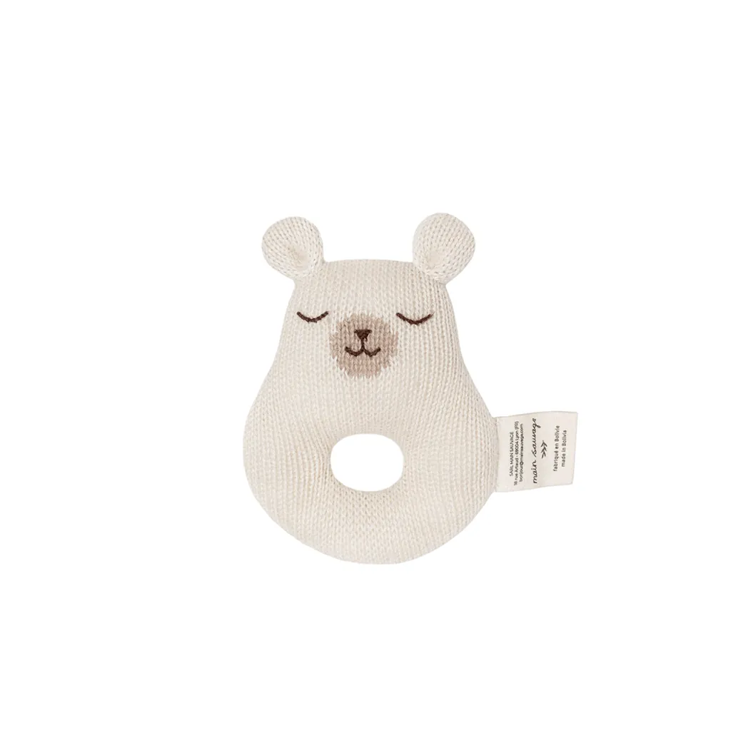 Rassel gestrickt Eisbär