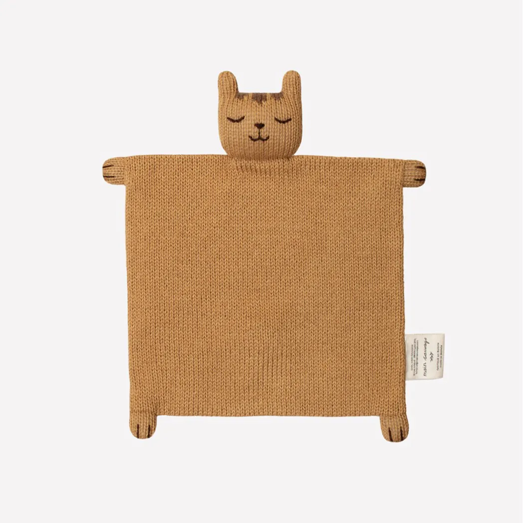 Strick Kuscheltuch Tiger