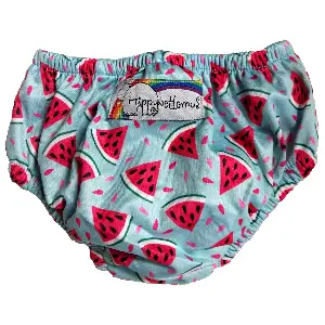 Hippybottomus Swim Nappy – Wiederverwendbare Baby Schwimmwindel, Wassermelone