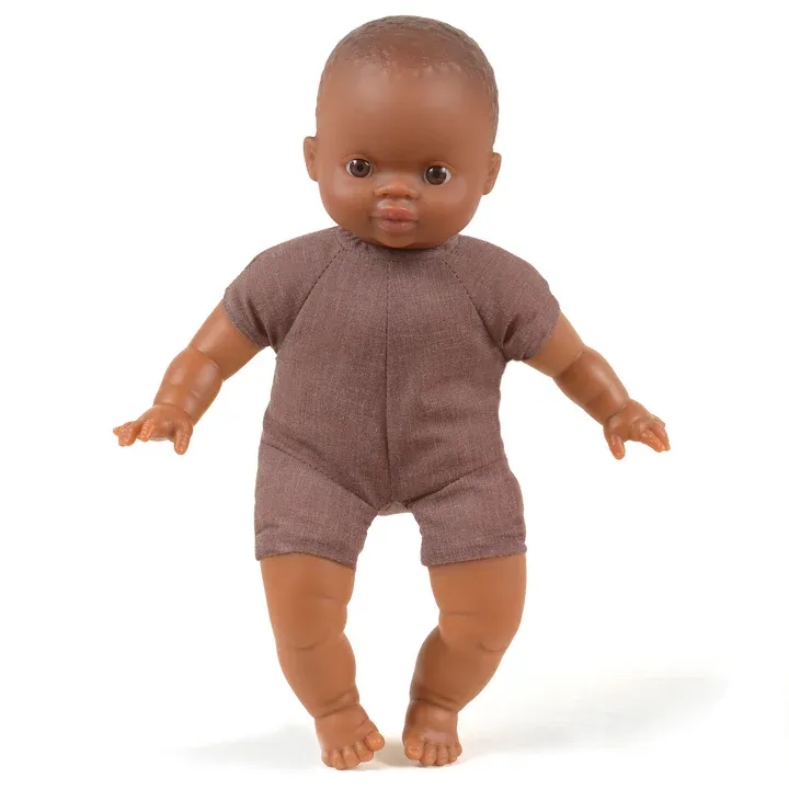 Minikane Baby-Puppe "Oscar" mit Stoffkörper 28cm