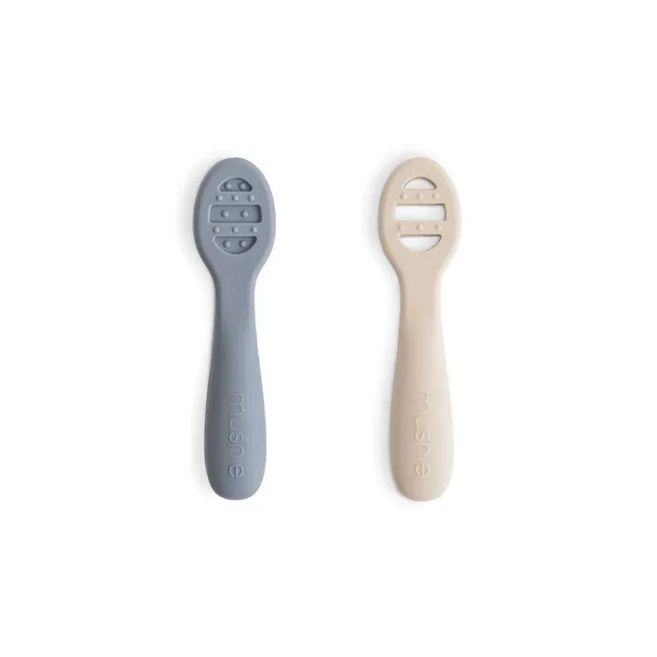 Silikon Baby Esslernlöffel 2er Pack Tradewinds/ Shifting Sand