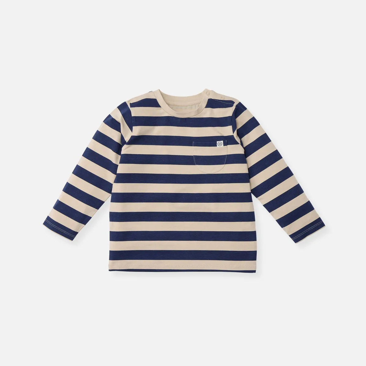 Cloby UV-Langarmshirt | Navy/Sandy Stripe
