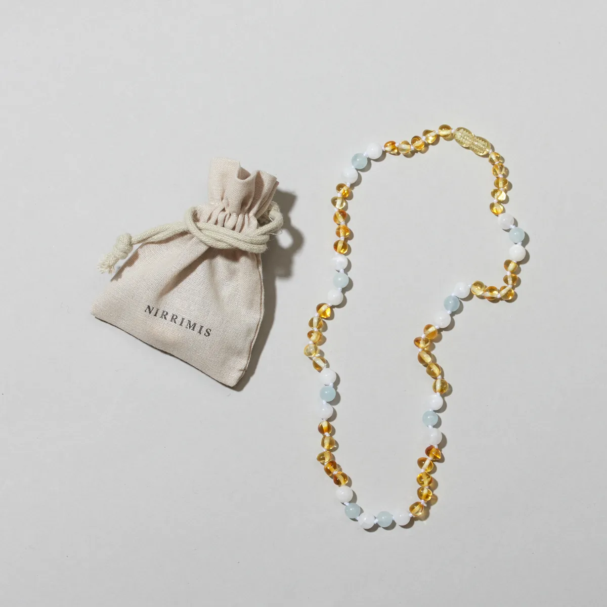 Nirrimis Bernsteinkette "Beachy" Kids