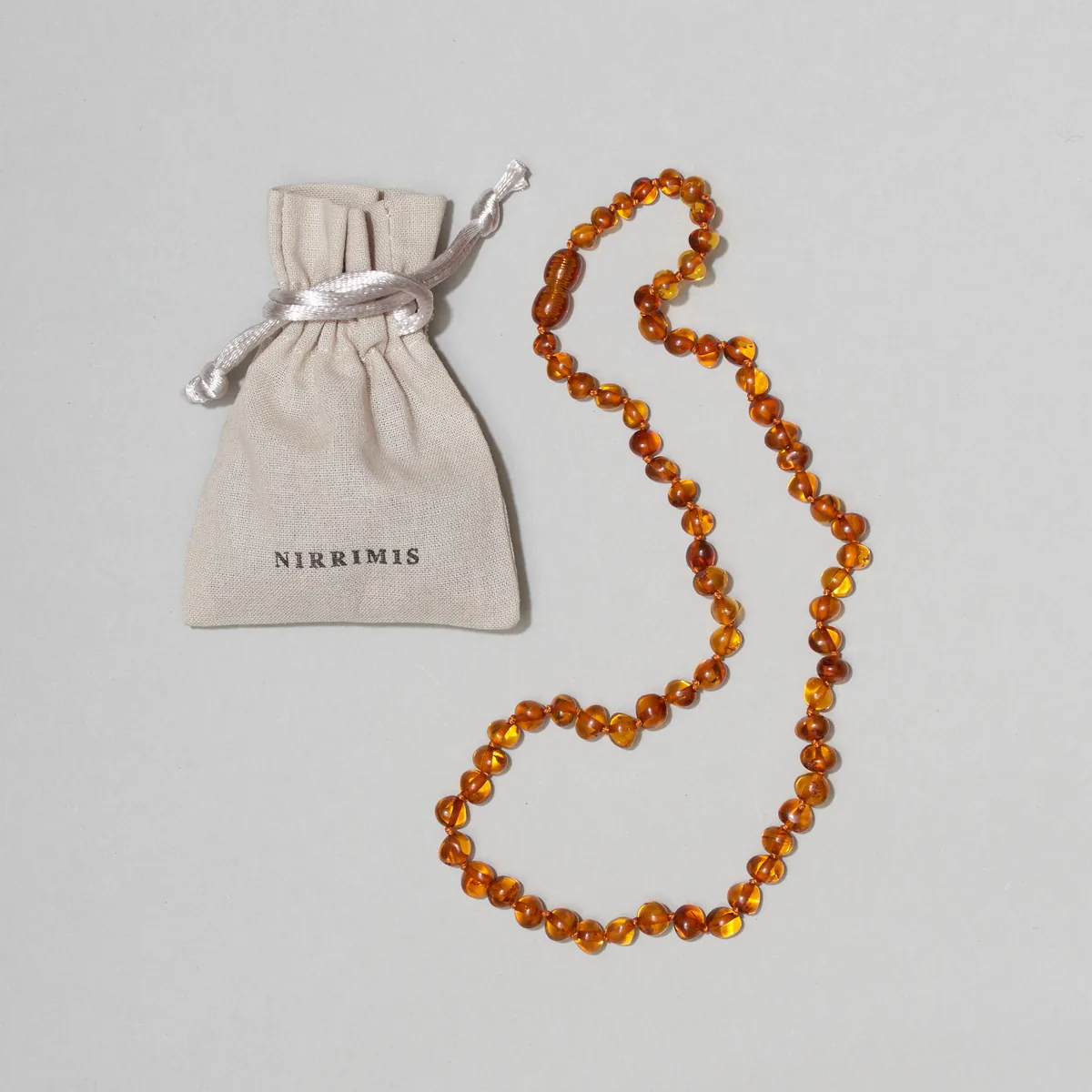 Nirrimis Bernsteinkette "Caramel" Kids