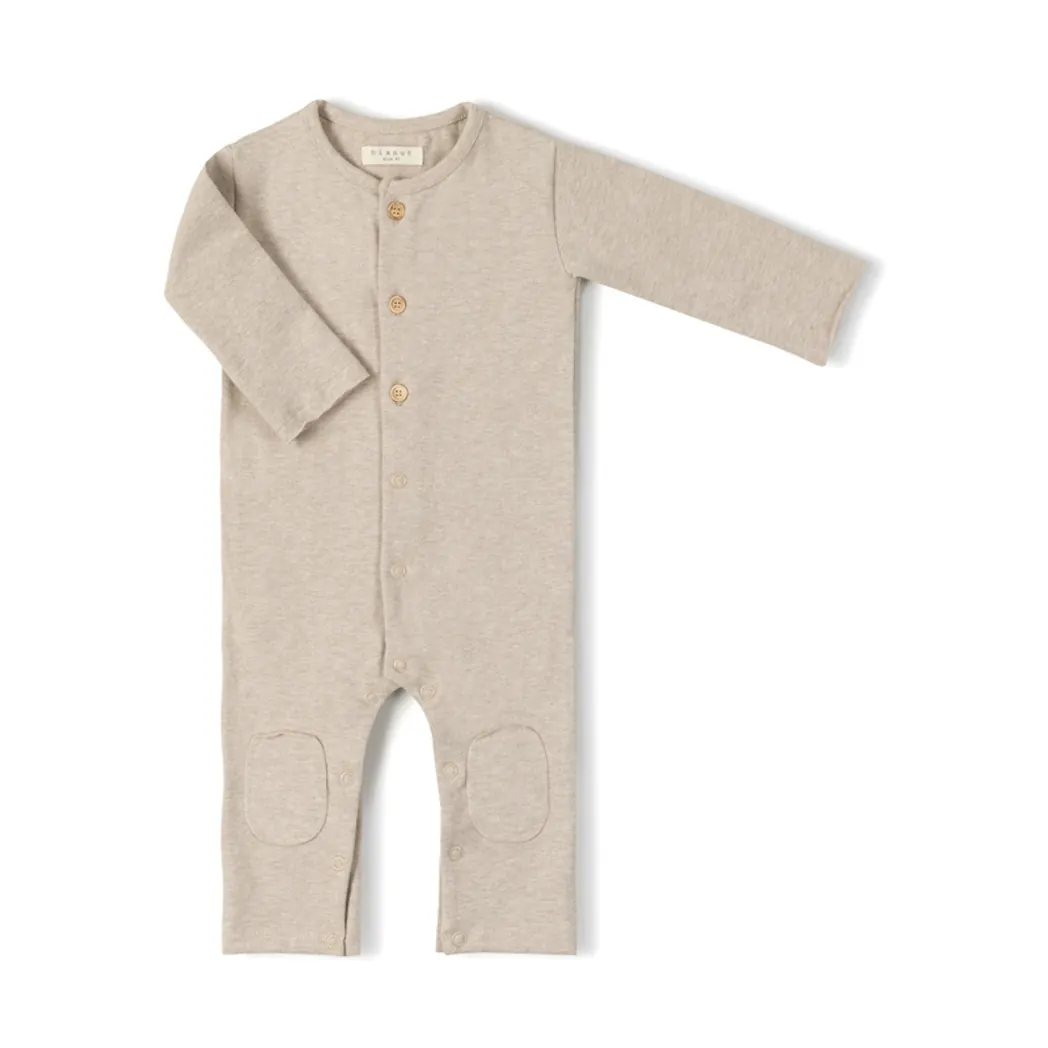 Organic Butt Onesie Beige