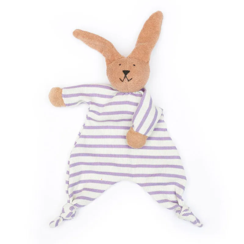 Nanchen Natur Kuscheltuch "Ringelhase"