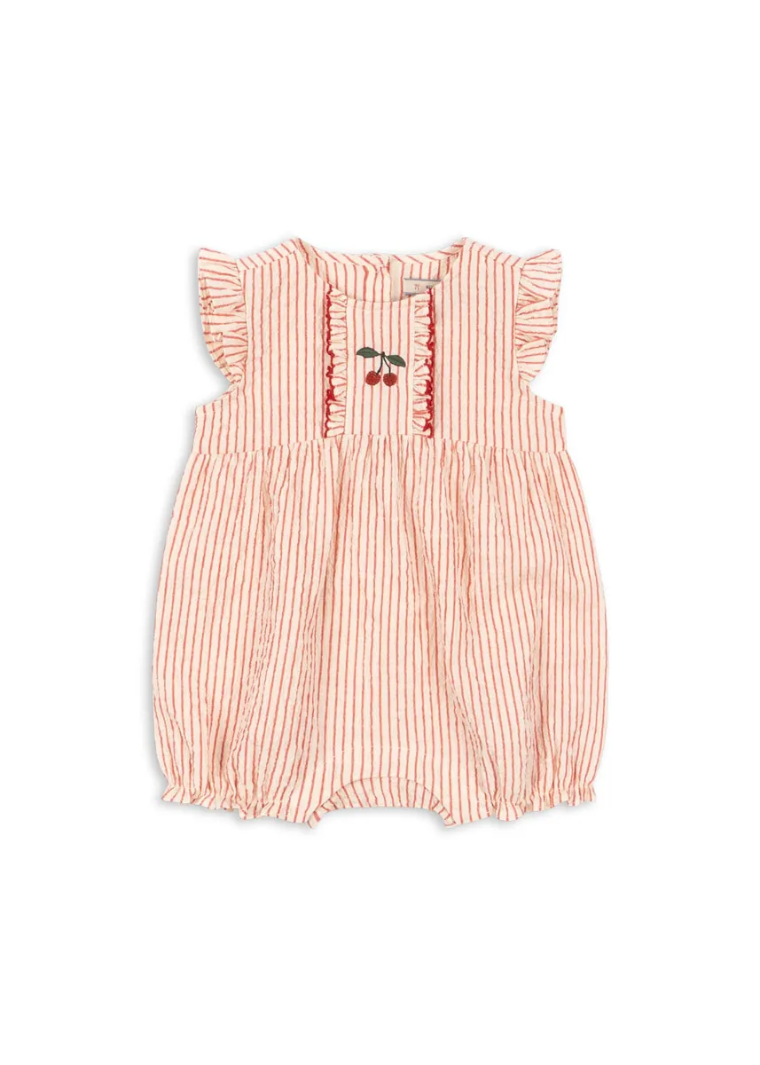 Konges Sløjd Einteiler Ellie mit Volant | Amour Stripe