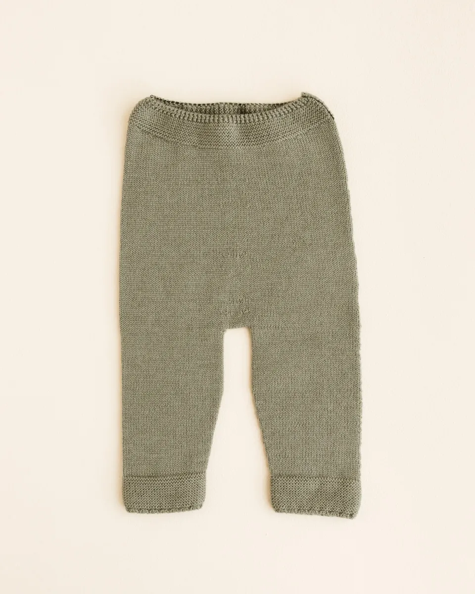 Hvid Baby Strickhose "Guido" Artichoke