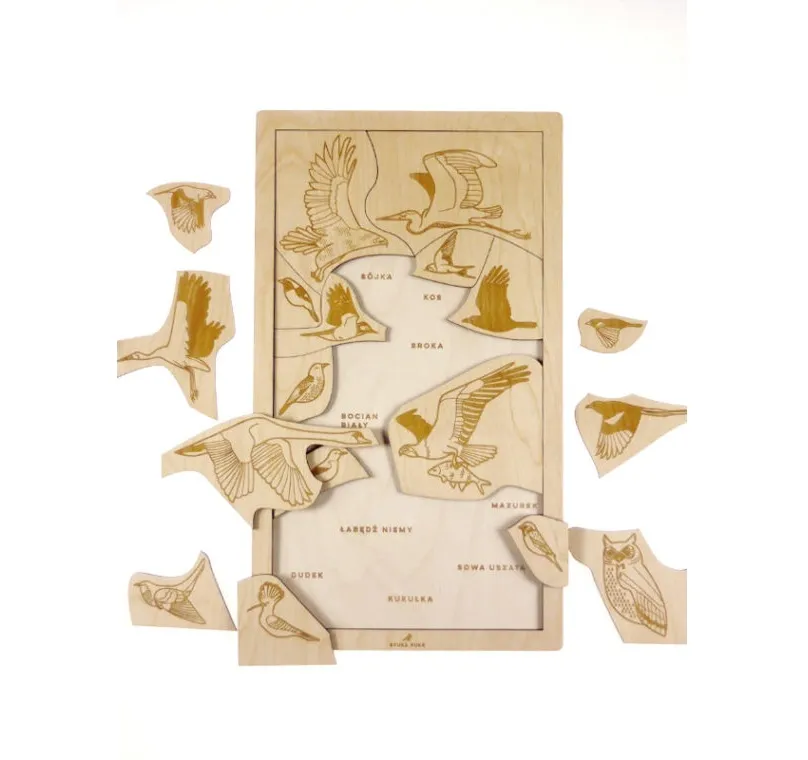 Holz Puzzle Wildgans und Freunde (deutsch)