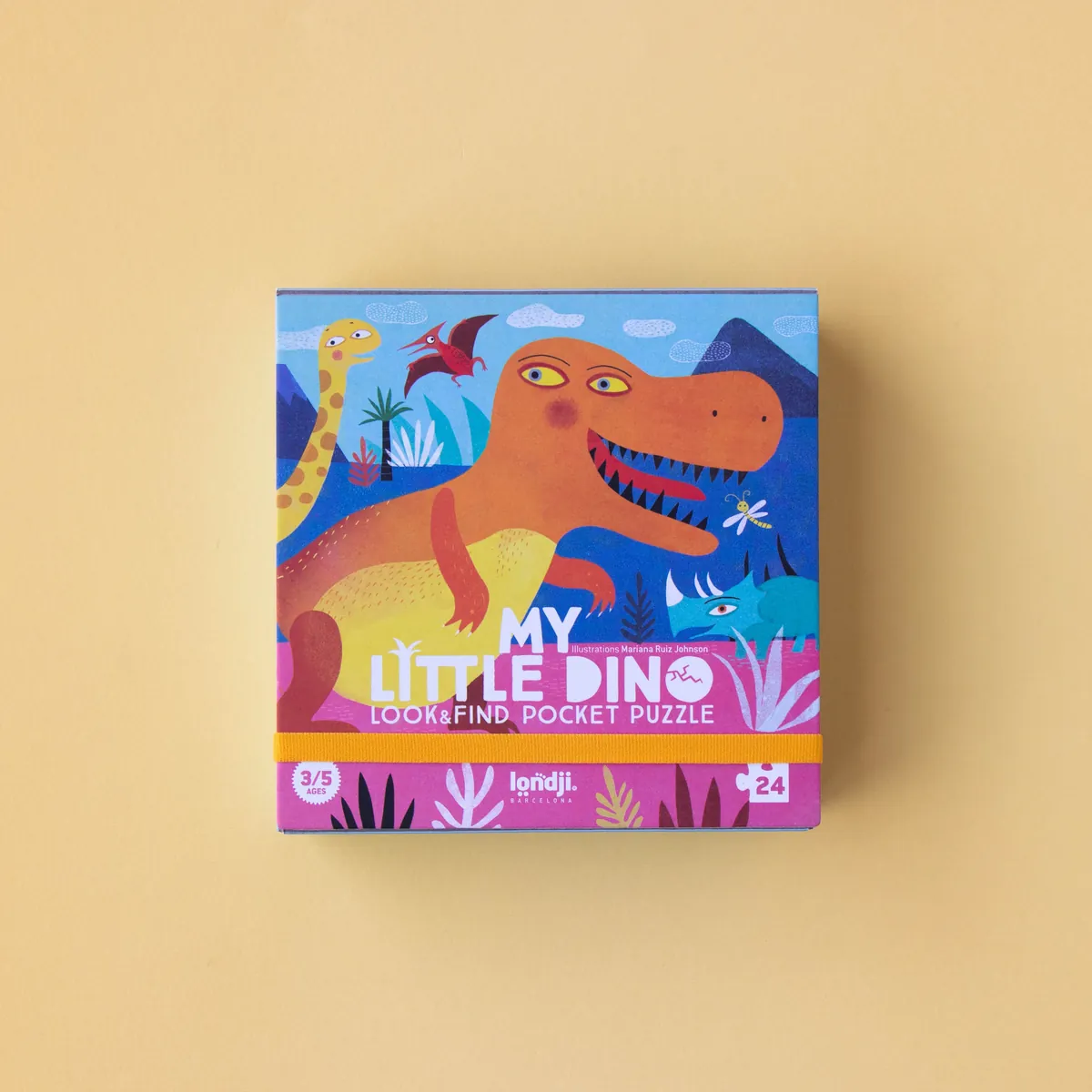 Londji Pocket Puzzle "My little Dino"