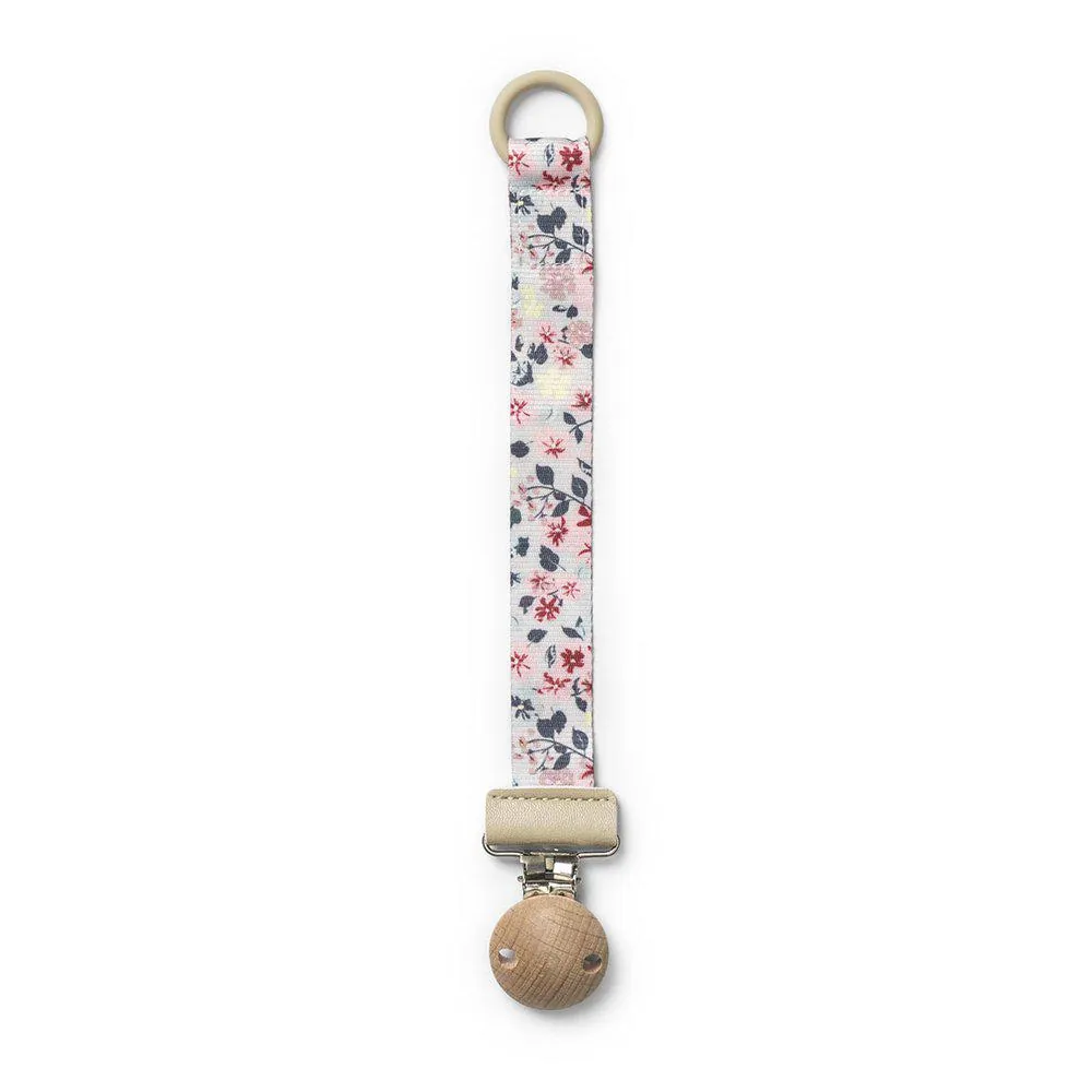 Schnuller- Band Wood Collection Floating Flowers