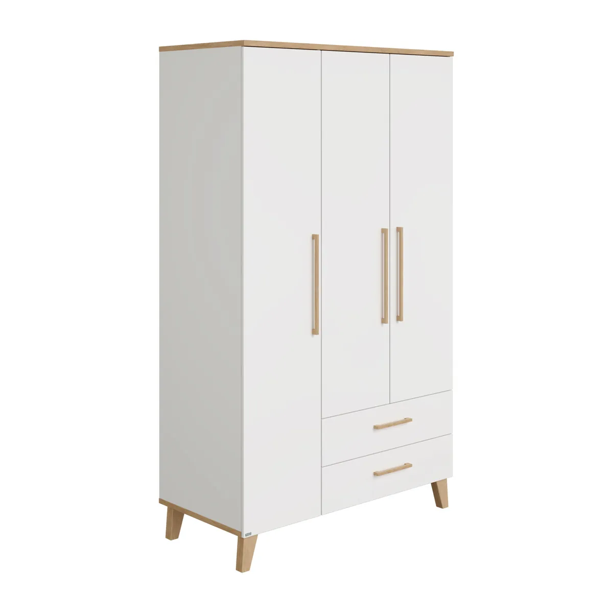 PAIDI OSCAR Kleiderschrank 3 Türen 2 Schubkästen