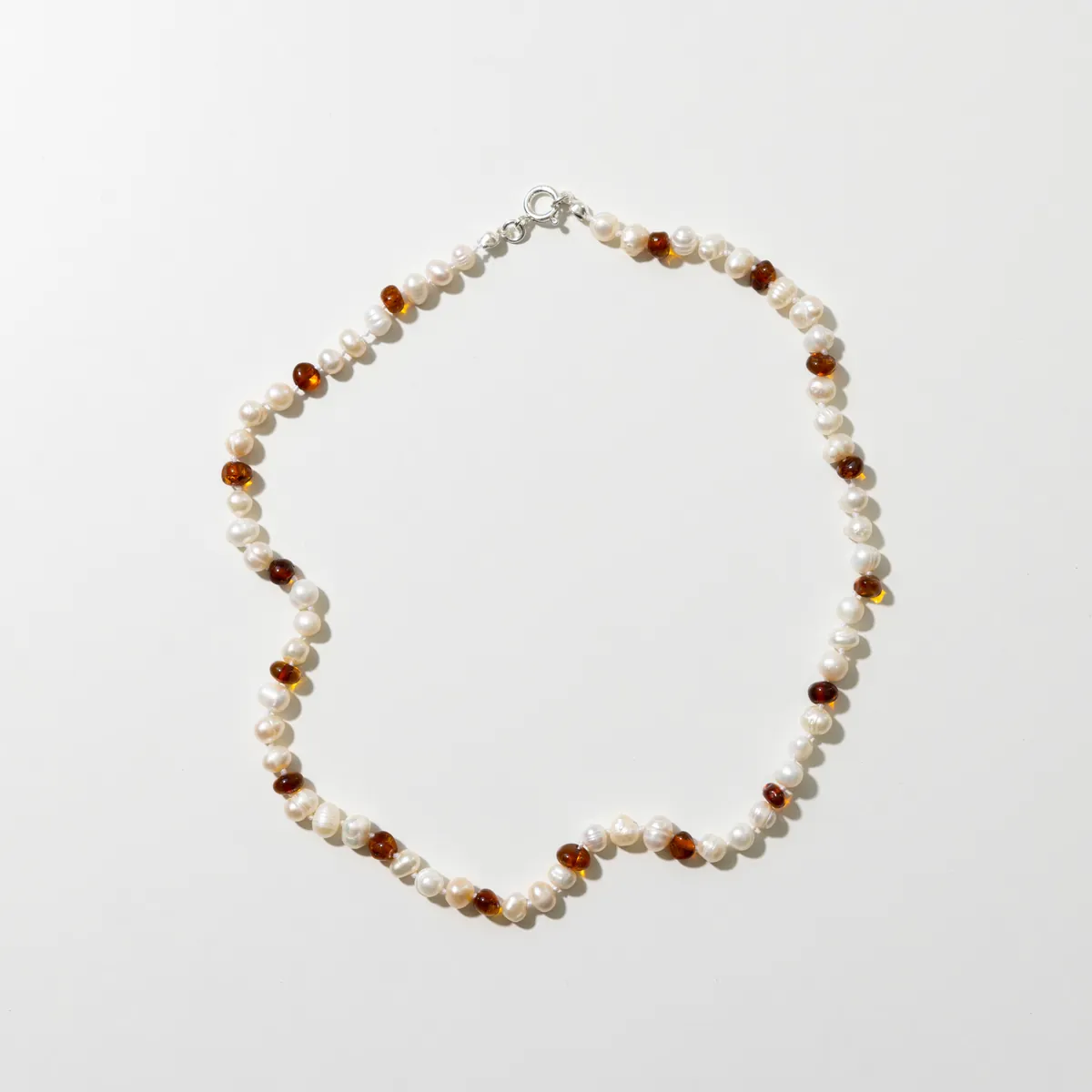 Nirrimis Bernsteinkette "Pearly Caramel" Adult