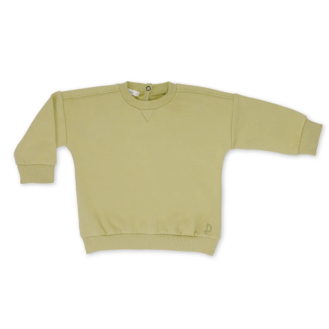 Chunky Sommer Pullover Soft Matcha