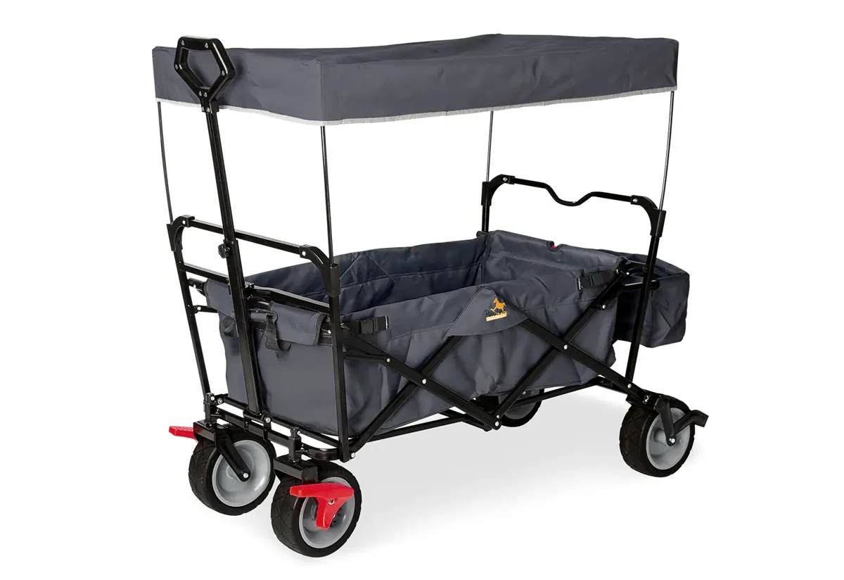 Klappbollerwagen 'Paxi dlx' mit Bremse anthrazit *SALE*