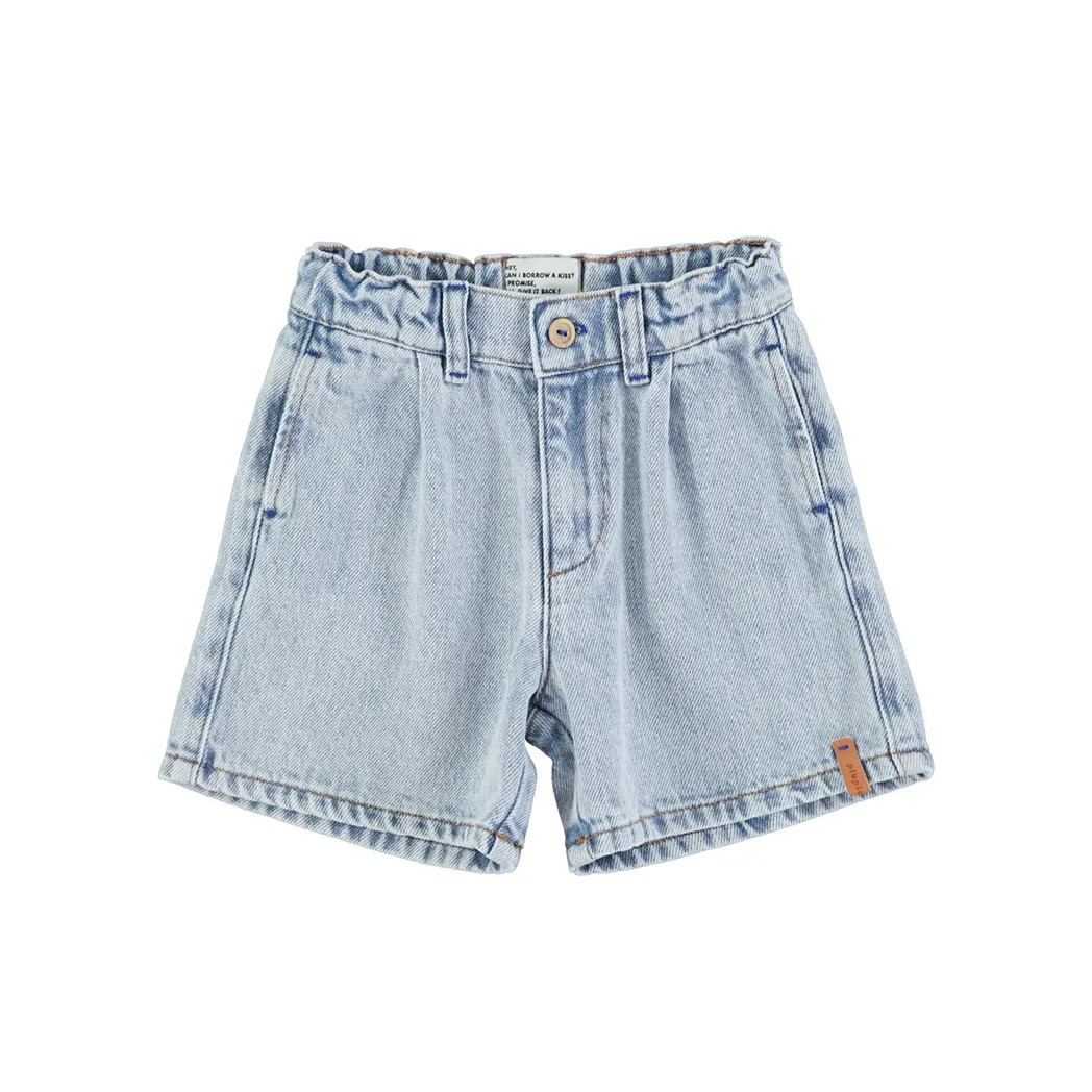 Jeans Shorts Washed Blue