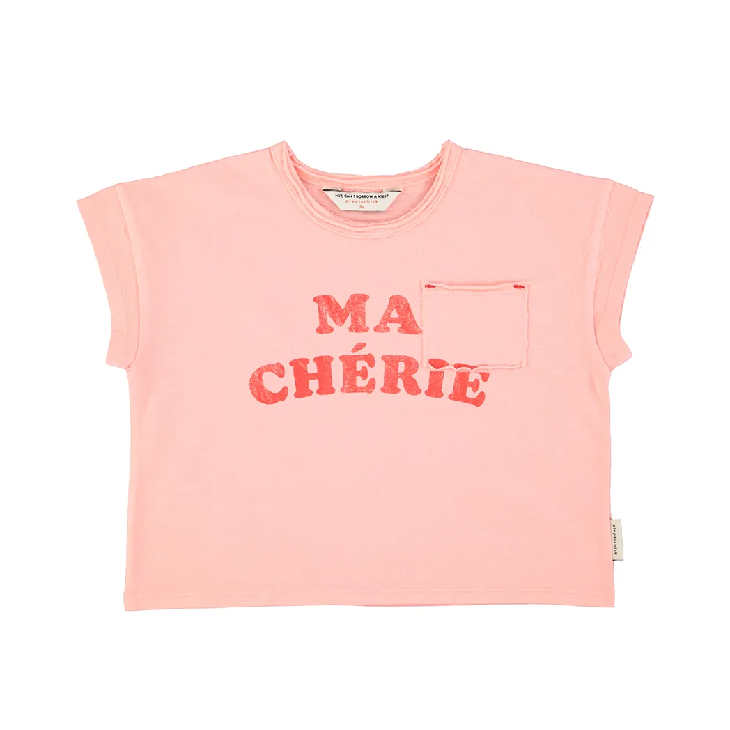 T-Shirt "Ma Chérie" light pink