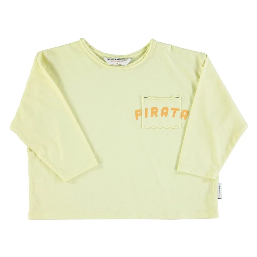 Langarm T-Shirt Green "Pirata"