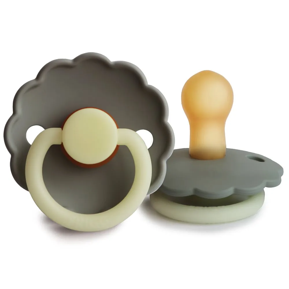 Pacifier Daisy Latex Portobello Night 6-18 monthss