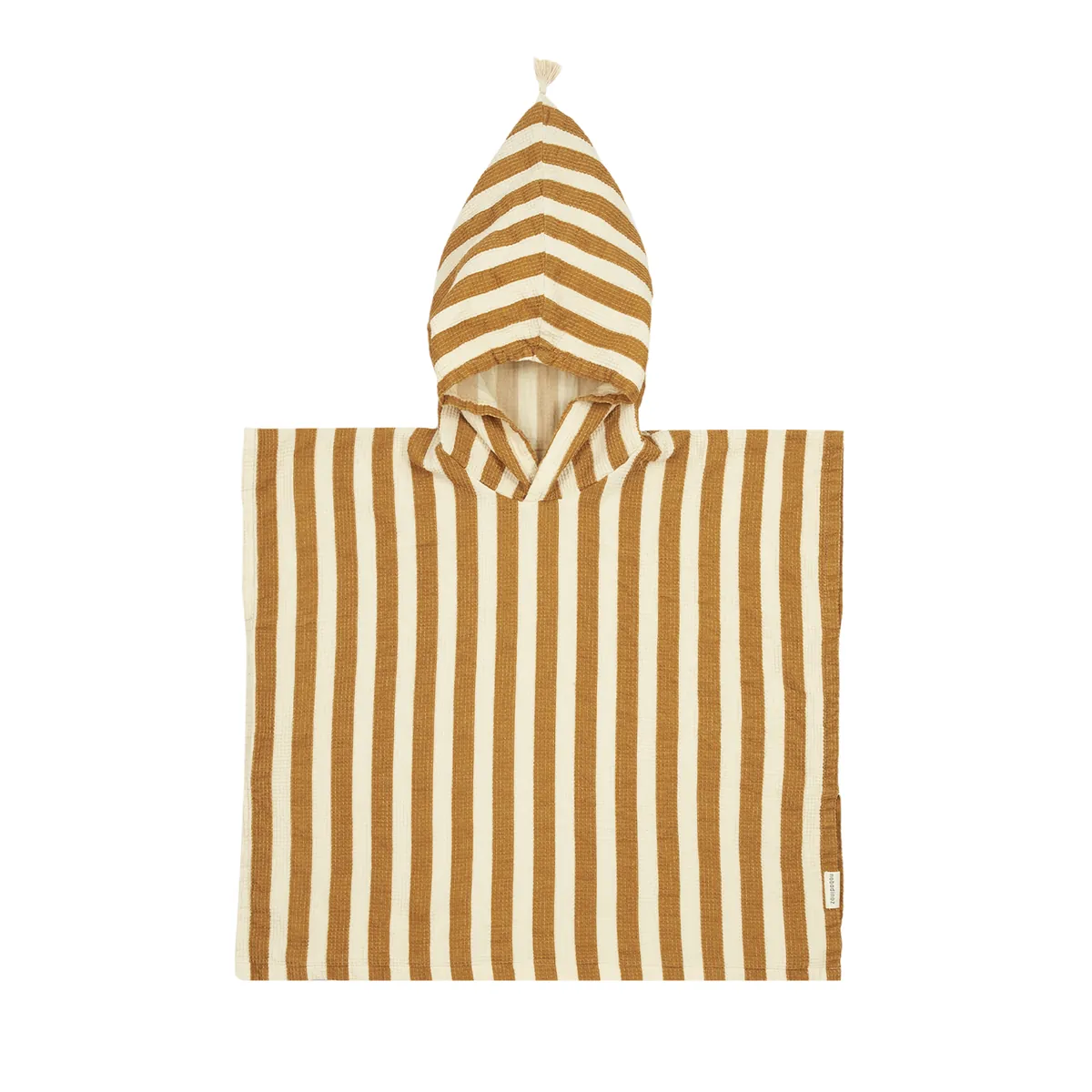 Nobodinoz Muslin Poncho "Portofino" Honey Stripe