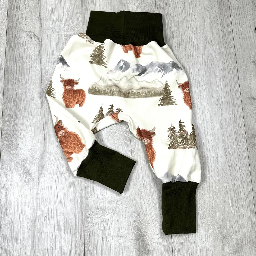 Pumphose Gr. 86/92 Hochland Rind eigenes Design