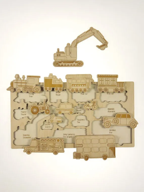 Holz Puzzle Traktor und andere Brumms (deutsch)