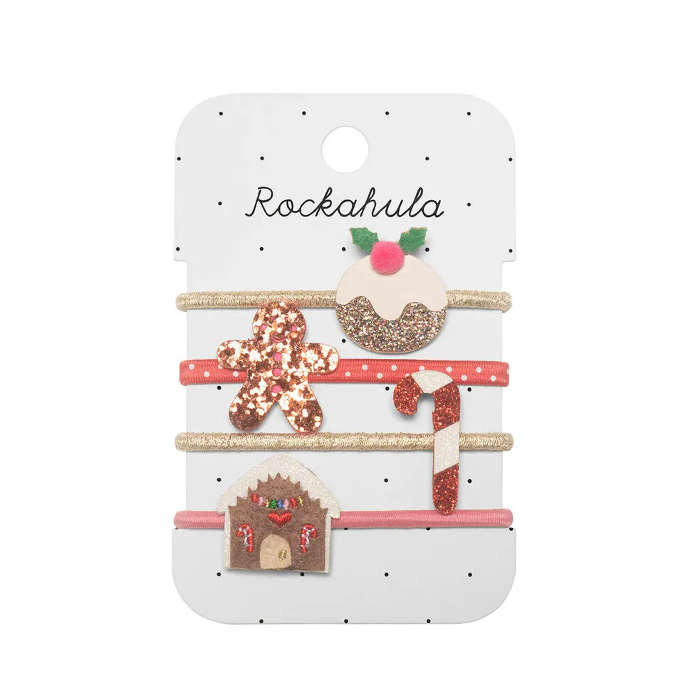 Hair Ponies Gingerbread Christmas