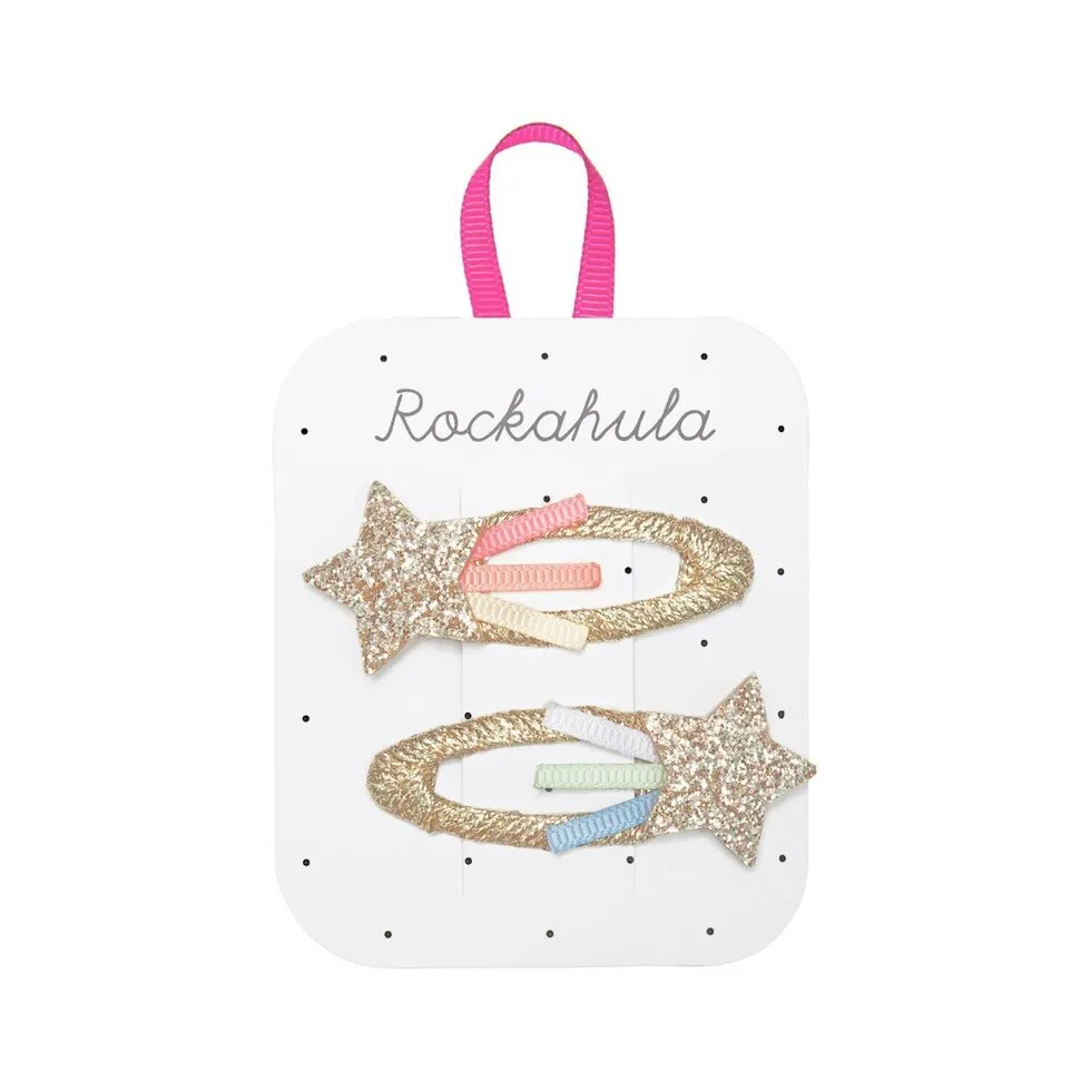 Haarclips Rainbow Shooting Star