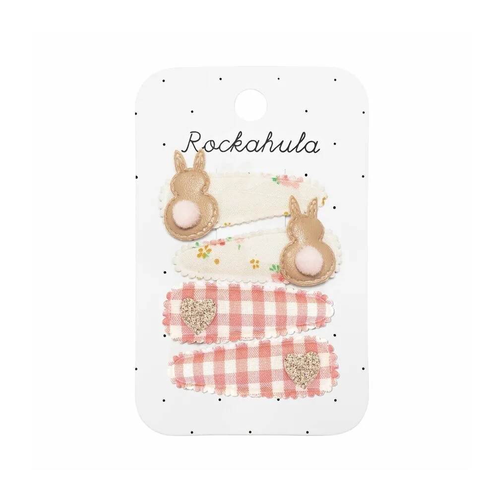 Haarclips Tiny Blossom Bunny