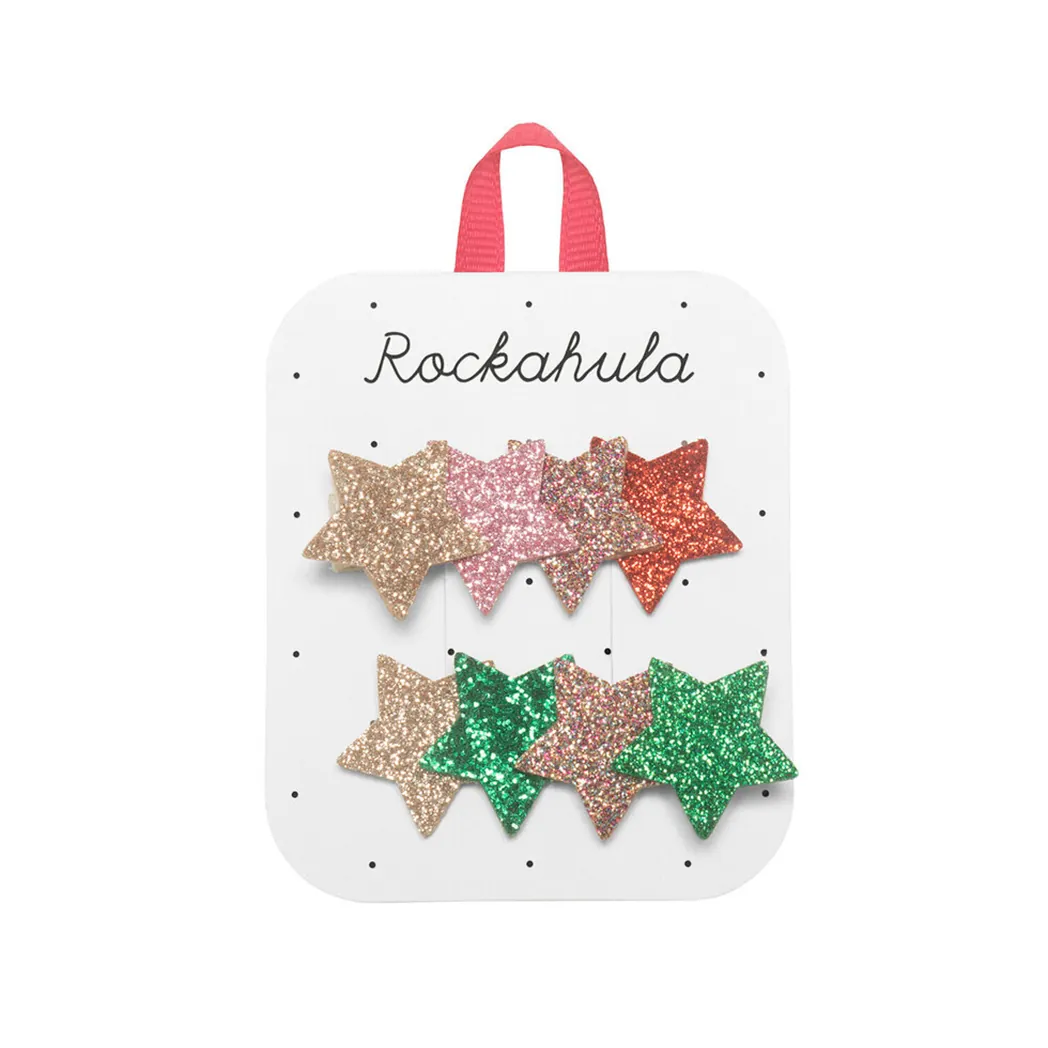 Haar Clips Jolly Glitzer Star